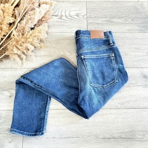 Madewell 10 highrise skinny medium wash Jean's